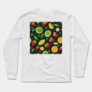 Strawberry Orange Long Sleeve T-Shirt